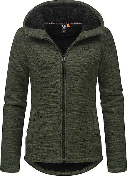 Ragwear Kapuzenstrickjacke Lyshka Melange Kuschelige Kapuzenjacke in Strick günstig online kaufen
