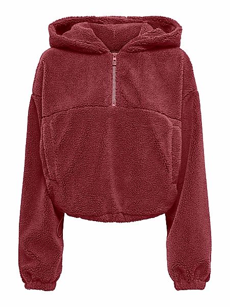 ONLY Fleecejacke "ONLSIENA TEDDY ANORAK LIFE CC OTW", mit Kapuze günstig online kaufen