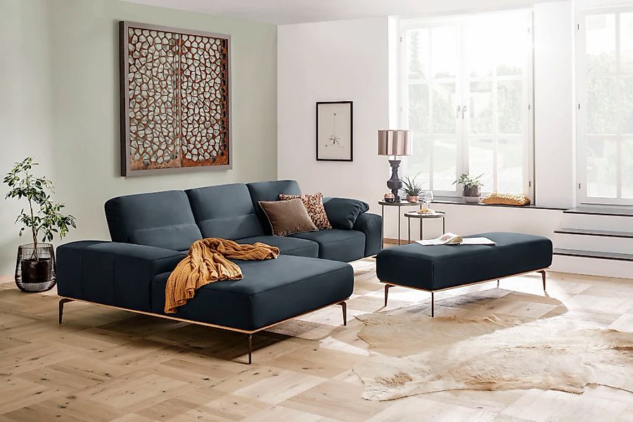 W.SCHILLIG Ecksofa "run, Designsofa mit tollem Sitzkomfort, L-Form", mit Ho günstig online kaufen