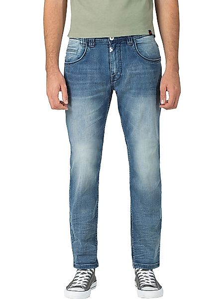 TIMEZONE Herren Jeans GerritTZ - Regular Fit - Blau - Antique Blue Wash günstig online kaufen
