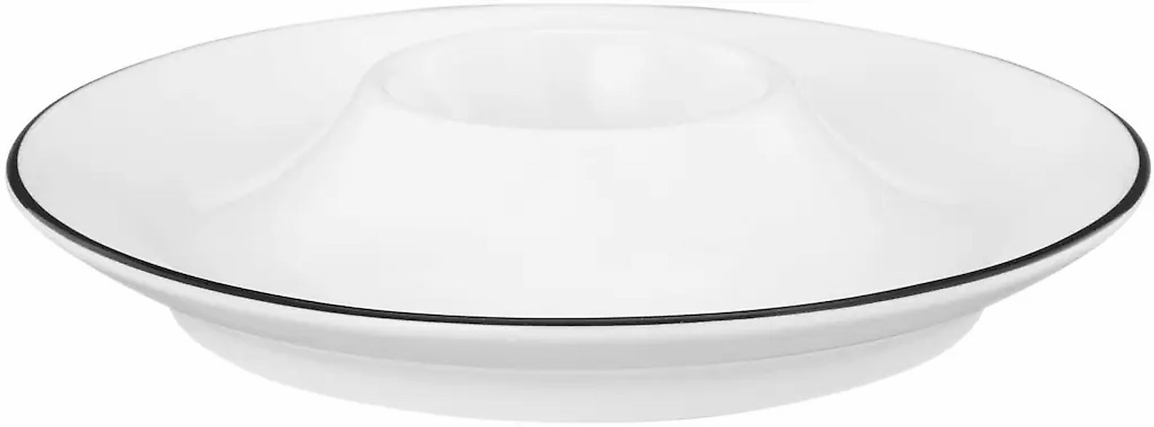 Seltmann Weiden Eierbecher "LIDO Black Line" Porzellan, Eierbecher, schwarz günstig online kaufen