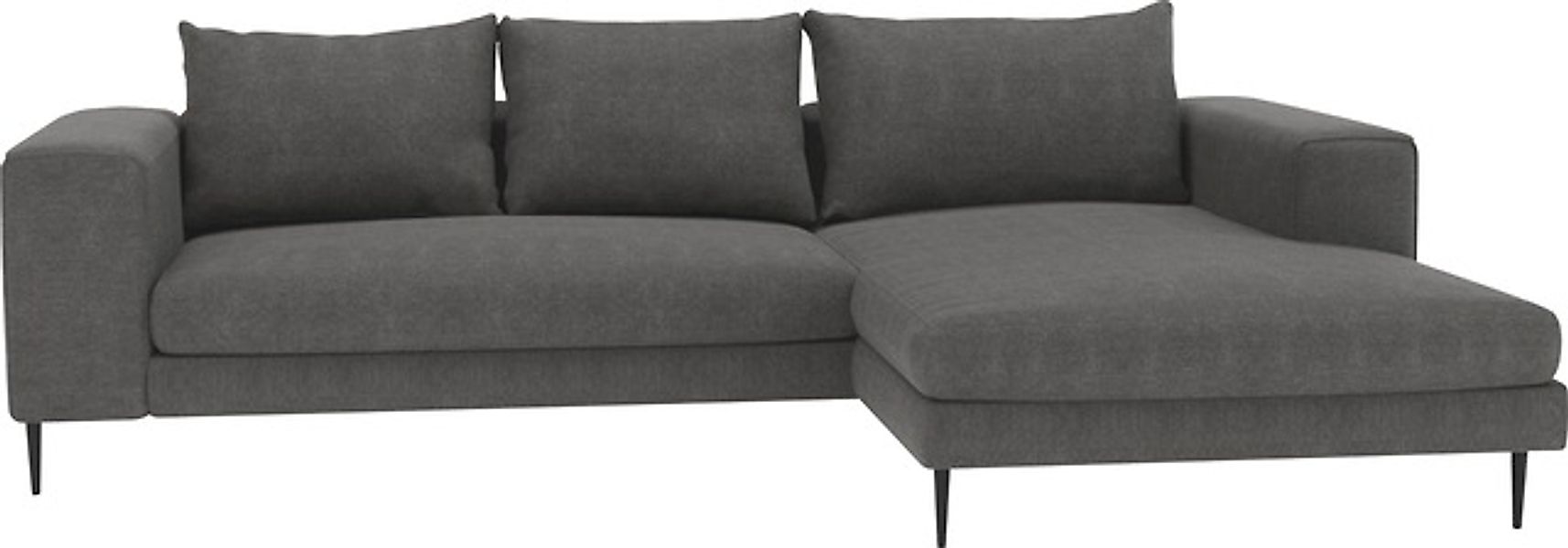 Home affaire Ecksofa »Aurora, L-Form, mit extra breiter Recamiere, 324 x 17 günstig online kaufen
