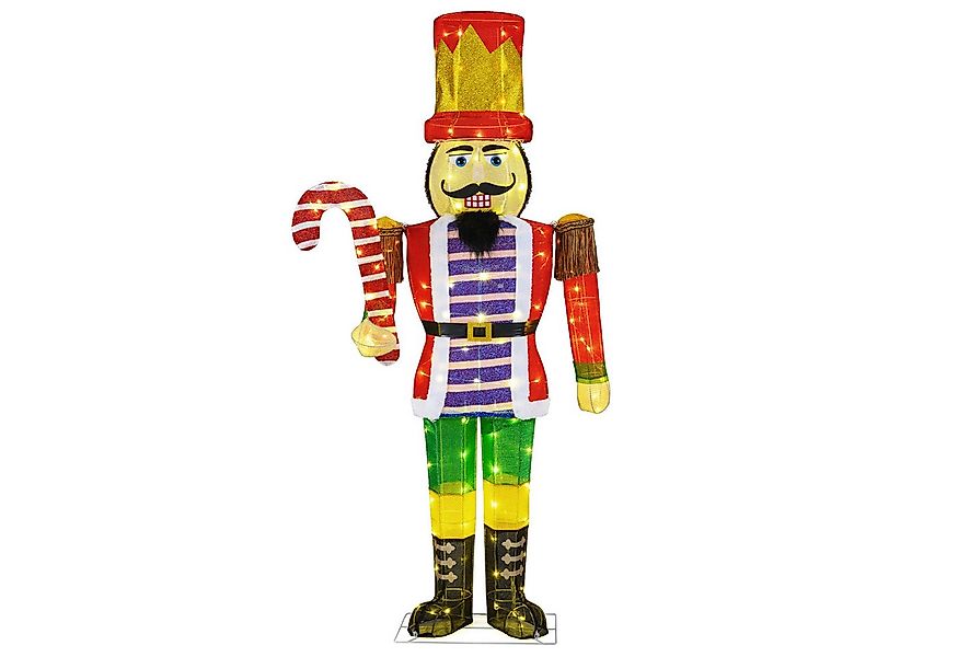 COSTWAY Weihnachtsfigur (1 St), Nussknacker Figur groß, LED Weihnachtsdeko, günstig online kaufen