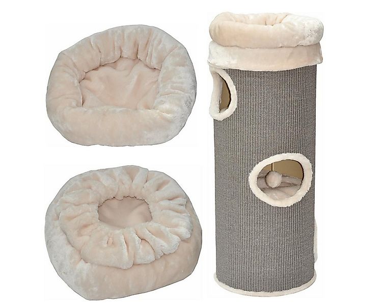 nanook Kratzbaum Katzenbett für Kratztonnen beige günstig online kaufen