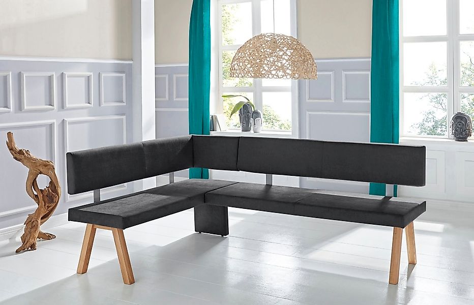 Home affaire Eckbank "Rio" Massivholz in Eiche geölt, Esszimmerbank bequem günstig online kaufen