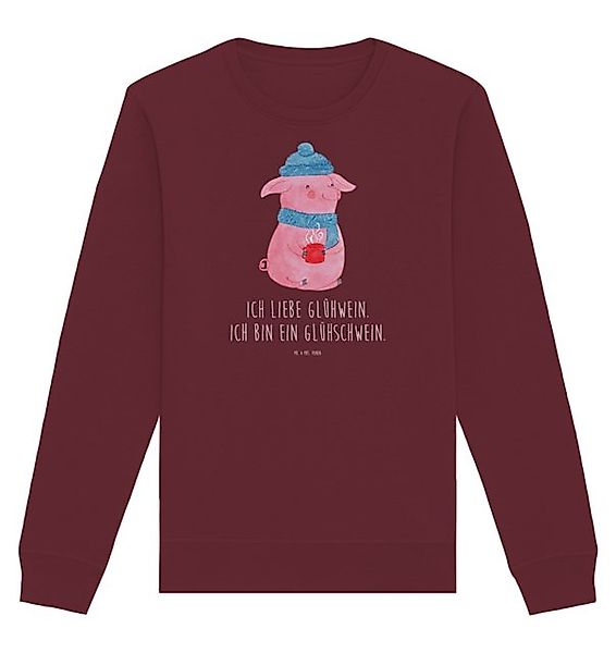 Mr. & Mrs. Panda Longpullover Schwein Glühwein Größe S - Burgundy - Geschen günstig online kaufen