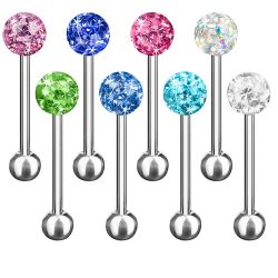 Taffstyle Piercing-Set Zungenpiercing Barbell Stab mit günstig online kaufen