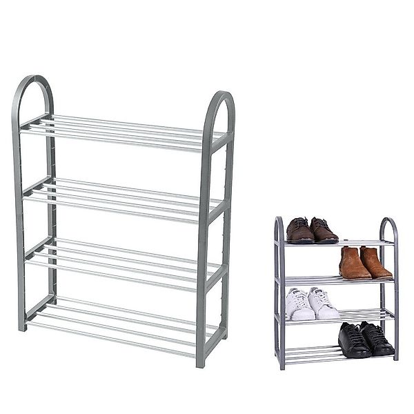 Urban Living Schuhregal 4-Etagen Schuhablage Regal günstig online kaufen