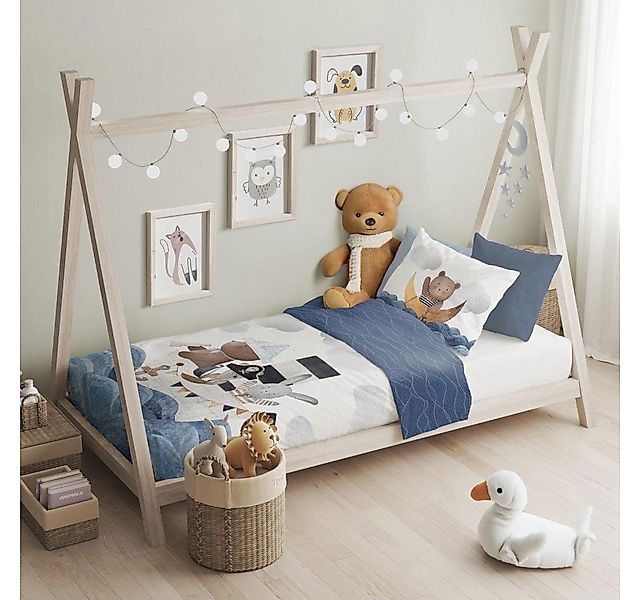 texpot Bettwäsche Kinderbettwäsche Schiff leuchtet nachts bedruckt Garnitur günstig online kaufen