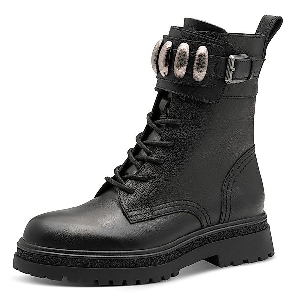 Tamaris Schnürstiefelette, Blockabsatz, Schnürboots mit Schmuckelementen günstig online kaufen