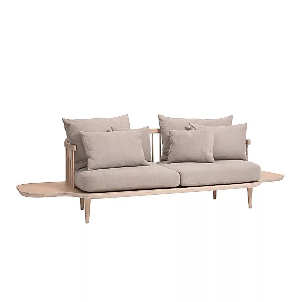 &Tradition - FLY SC3 2-Sitzer Sofa mit Ablage - beige/Stoff Hot Madison 094 günstig online kaufen