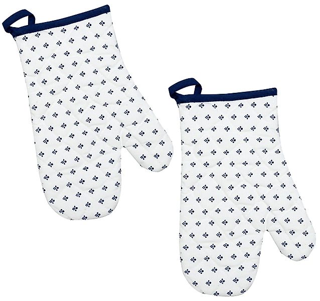 Kracht Topfhandschuhe Ornamente, (2-tlg., 2-teilig), 2er Set Ofenhandschuhe günstig online kaufen