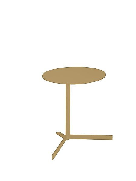 Birdy Beistelltisch rund gold metallic H: 45cm günstig online kaufen
