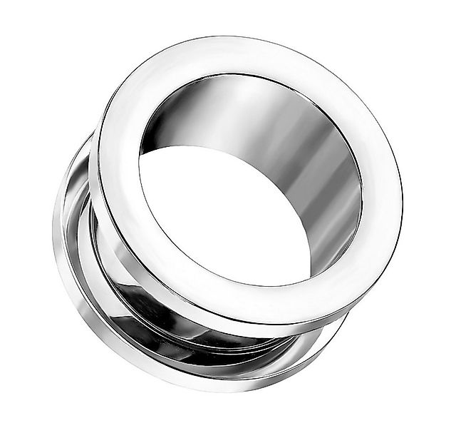 Taffstyle Plug Flesh Ohr Tunnel Piercing aus Titan G23 mit Schraubverschlus günstig online kaufen