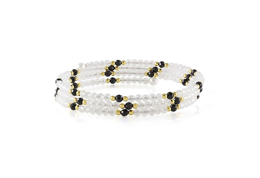 Cavill Armreif Regenbogen Mondstein Spinell Stahlarmreif (1-tlg) günstig online kaufen