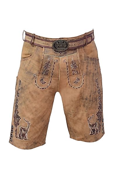 Ramona Lippert Trachtenlederhose Jose kurze Lederhose günstig online kaufen