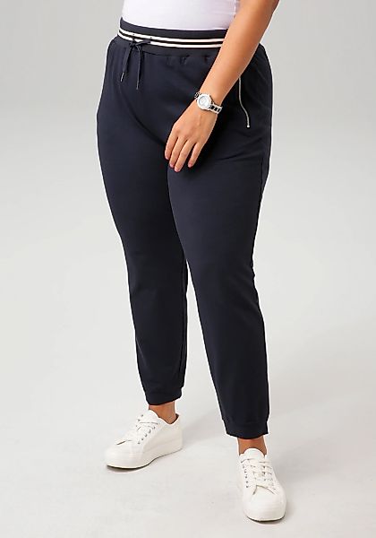 Aniston PLUS Schlupfhose, Mit Reißverschlusstaschen günstig online kaufen