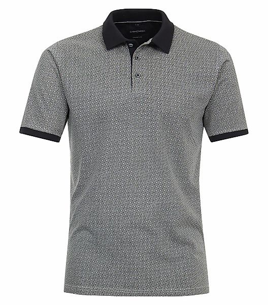 CASAMODA Poloshirt "CASAMODA Polo-Shirt gemustert" günstig online kaufen