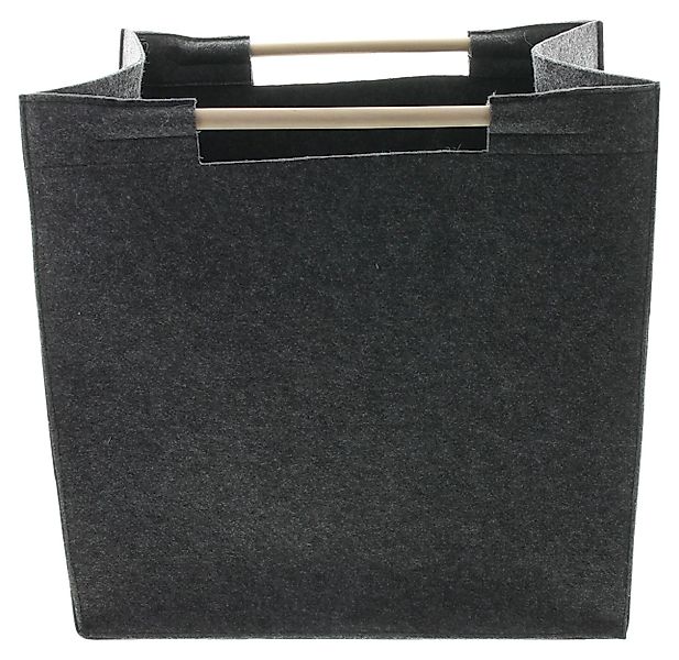 Frank Flechtwaren Allzweckkorb Aufbewahrungskorb Dark Grey günstig online kaufen