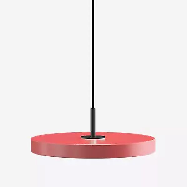 Umage Asteria Mini Pendelleuchte LED, rosa - Cover schwarz - Ra 83 günstig online kaufen