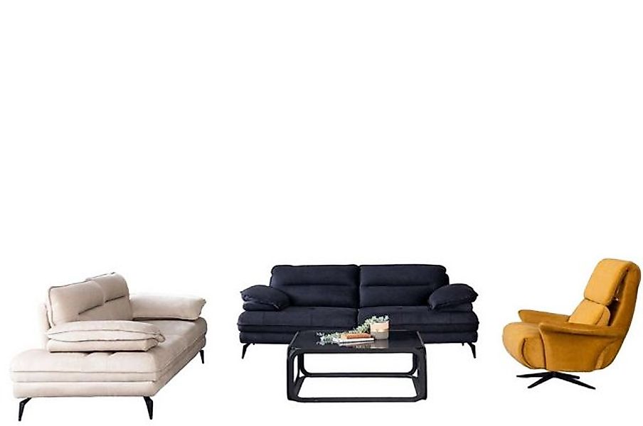 JVmoebel Sofa Luxus Couch Möbel Sofas Couchen 3tlg. Set Garnitur günstig online kaufen