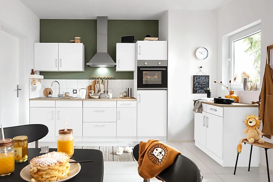 KOCHSTATION "KS-Gera" Breite 270 cm, wahlweise mit E-Geräten, mit Arbeitspl günstig online kaufen