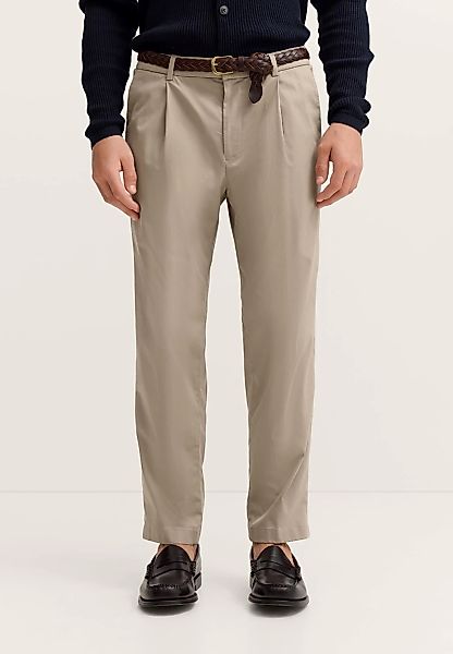 bugatti Chinohose "Loose Fit" aus Baumwollmix mit Stretch günstig online kaufen