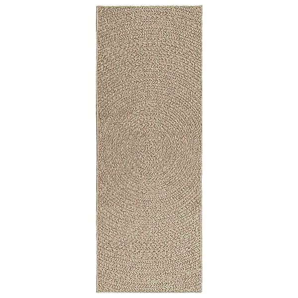 vidaXL Teppich ZIZUR Beige 80x200 cm Jute-Optik Indoor und Outdoor 4010403 günstig online kaufen