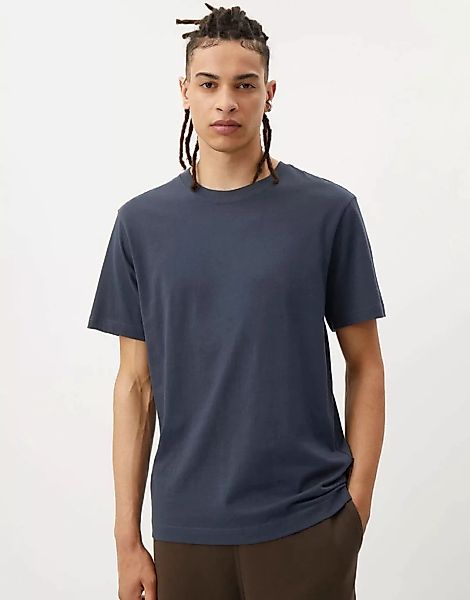 Weekday – Locker geschnittenes T-Shirt in Dunkelblau günstig online kaufen