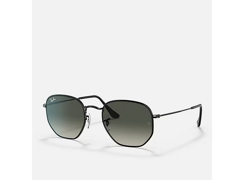 Ray-Ban Sonnenbrille Ray-Ban Hexagonal Black Grey Gradient günstig online kaufen
