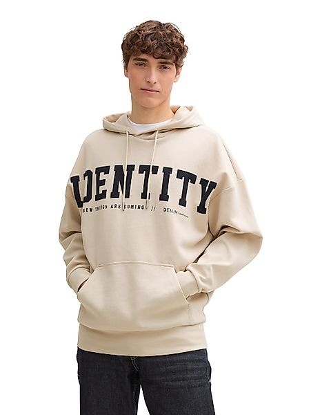 TOM TAILOR Denim Kapuzensweatshirt, mit Statement-Print günstig online kaufen