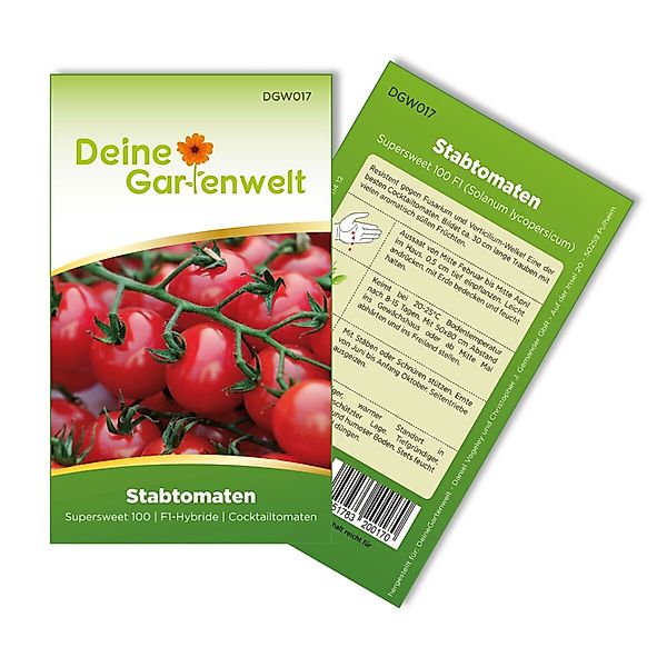 Deine Gartenwelt Stabtomate Supwersweet 100 F1 Samen günstig online kaufen