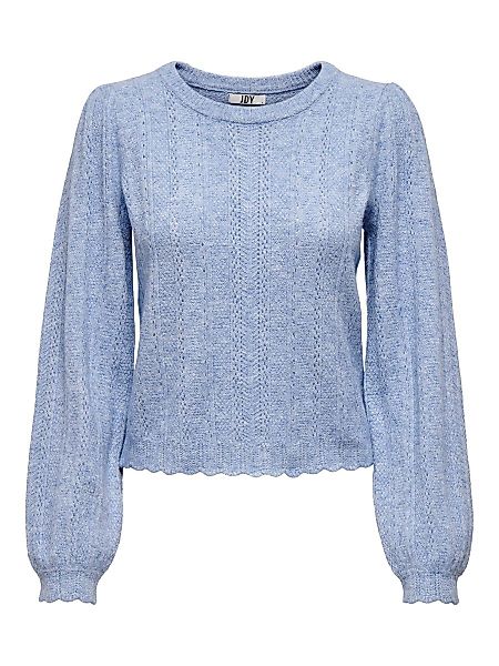 ONLY Struktur- Pullover Damen Blau günstig online kaufen