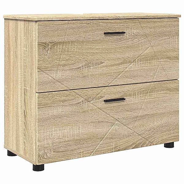 vidaXL Badezimmerspiegelschrank Badezimmer Schrank Sonoma-Eiche 76,5 günstig online kaufen