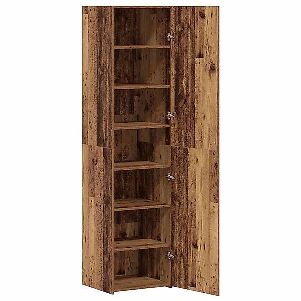 vidaXL Highboard Altholz 45 x 42,5 x 185 cm Holzwerkstoff 3365582 günstig online kaufen