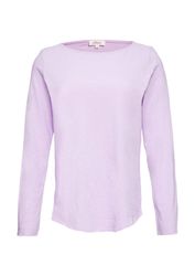 s.Oliver Langarmshirt T-Shirt Longsleeve mit Flammgarnstruktur günstig online kaufen