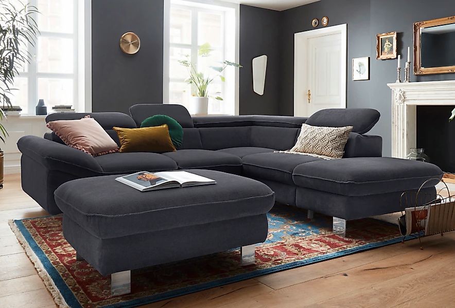 COTTA Polstergarnitur "Driver L-Form" Set, 2 Stk. tlg. Set bestehend aus: E günstig online kaufen