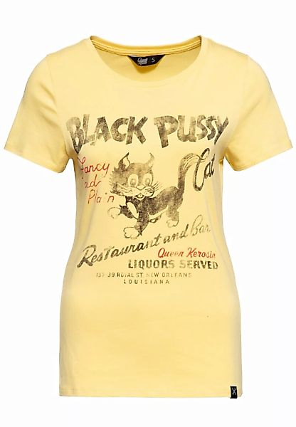 T-Shirt Black Pussy Cat günstig online kaufen