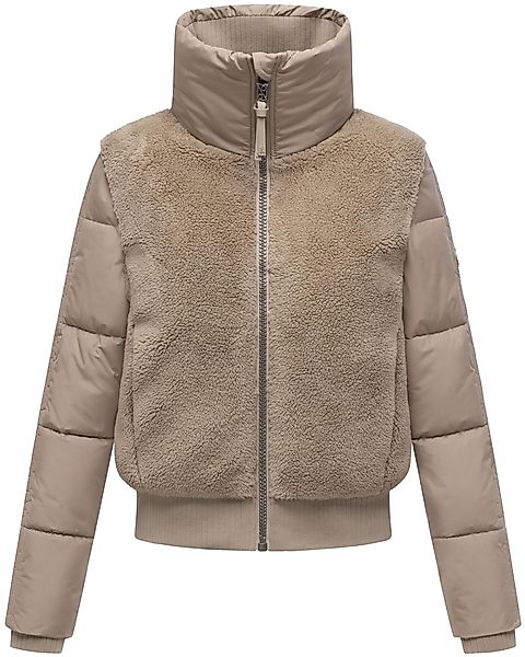 Navahoo Plüschjacke "Teddyzone 14", ohne Kapuze, Teddy-Fleece Jacke mit hoh günstig online kaufen