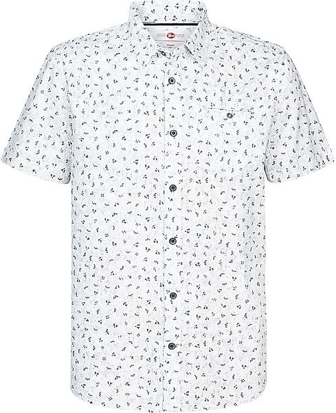 Petrol Kurzarmhemd Print Grün - Größe L günstig online kaufen