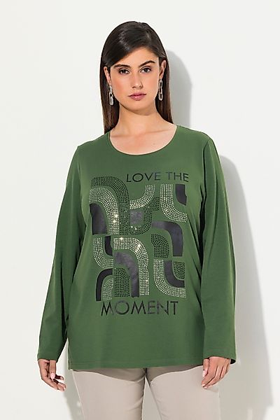 Ulla Popken Longsleeve Shirt grafischer Druck günstig online kaufen