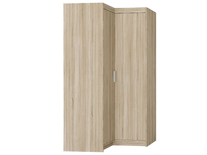 Beautysofa Eckschrank ELENA 2D 2-Türig mit Kleiderstange günstig online kaufen