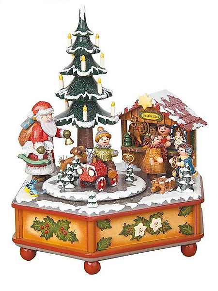 Original Hubrig (Hubrig Volkskunst GmbH) Spieluhr Musikdose Weihnachtszeit, günstig online kaufen