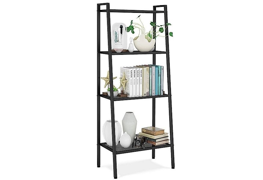 Homfa Standregal, Badregal Leiterregal Pflanzenregal mit 4 Ebenen 147x60 x3 günstig online kaufen