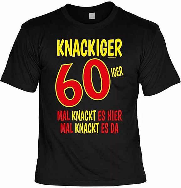 Art & Detail Shirt T-Shirt Lustige Sprüche Fun Shirt Knackiger 60iger mal k günstig online kaufen