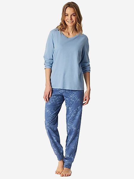 Schiesser Pyjama Nightwear Serie (2 tlg) Schlafanzug, Pyjama Set günstig online kaufen