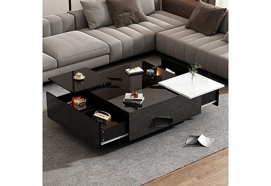 STILVORA Couchtisch mit verschiebbare Tischplatte,Wohnzimmertisch Sofatisch günstig online kaufen