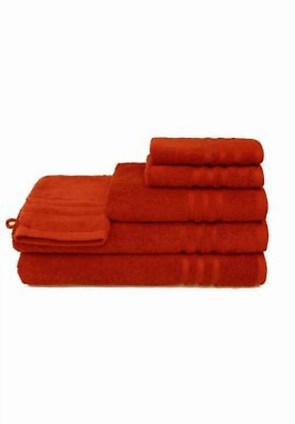 grace grand spa Frottier-Handtuch-Set orange günstig online kaufen