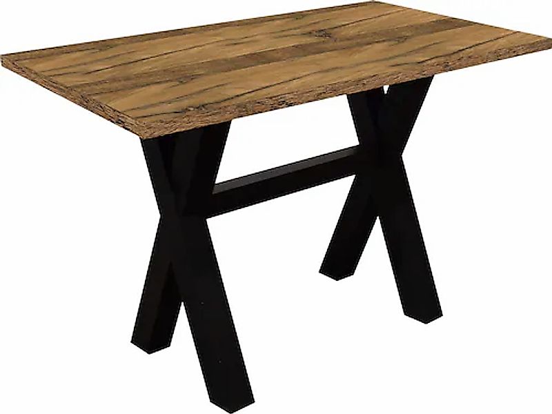 Mäusbacher Bartisch, Gestell in X-Form (Breite 120, 140 oder 160 cm) günstig online kaufen