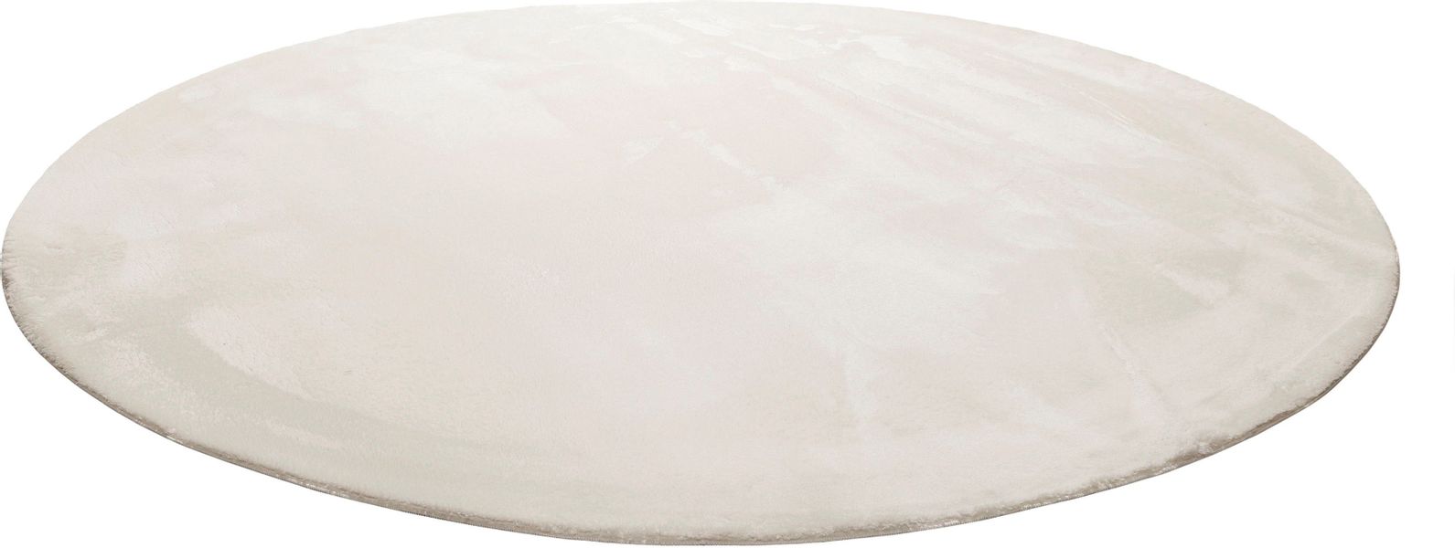 Homie Living Teppich "Lago" rund 19 mm Höhe Kurzflor, Uni Farben, ideal im günstig online kaufen